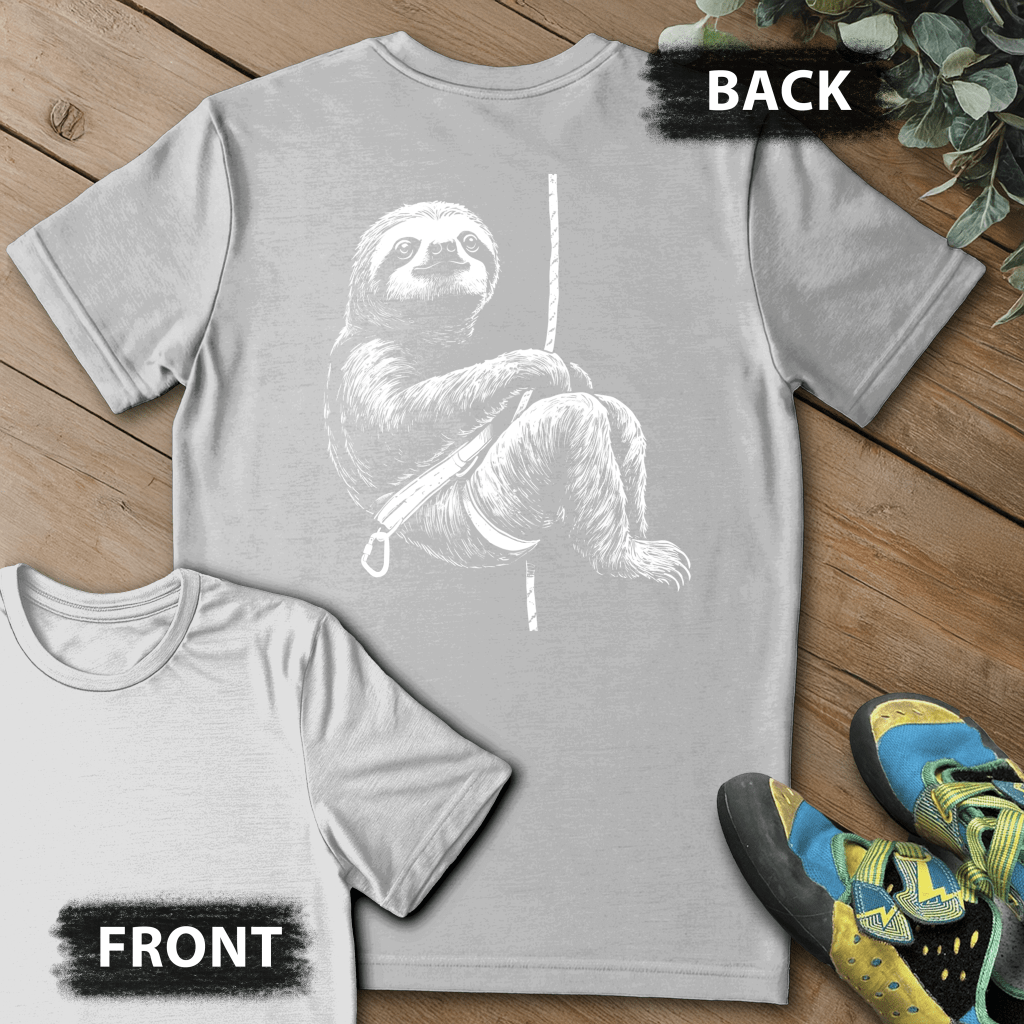 Sloth Climb Backprint Tee
