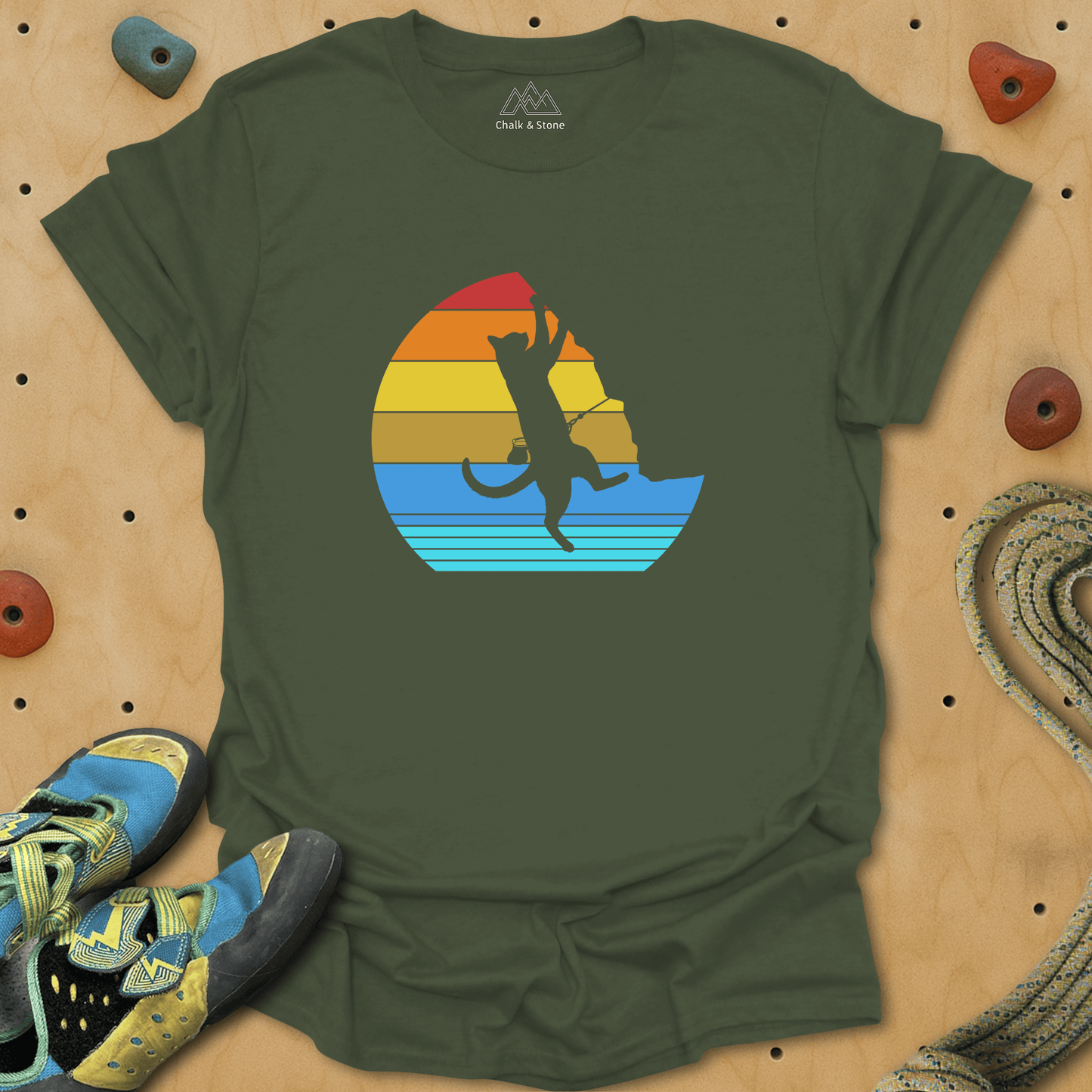 Cat Retro Climb Tee