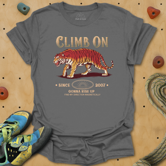 Climb On Tiger Tee