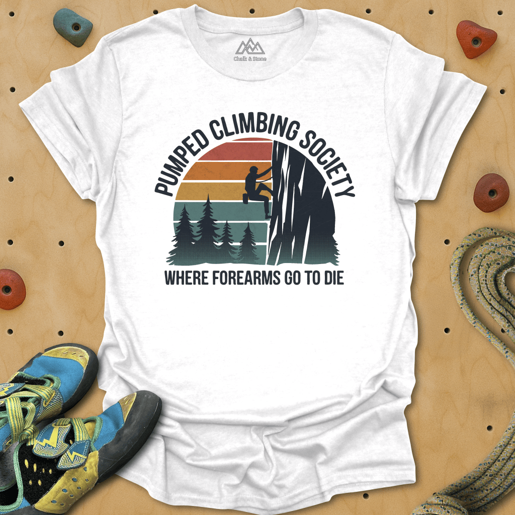 Pumped Climbing Society Tee