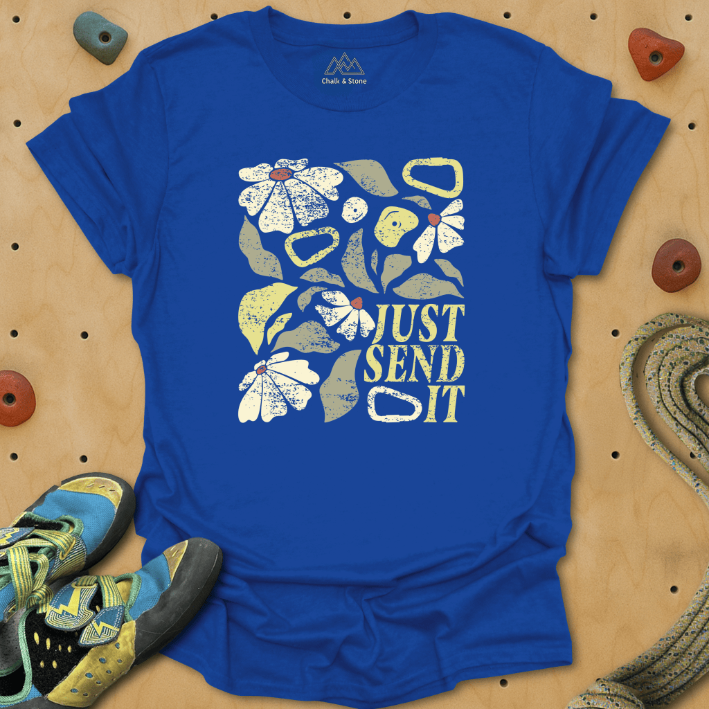 Just Send It Boho Flower Tee