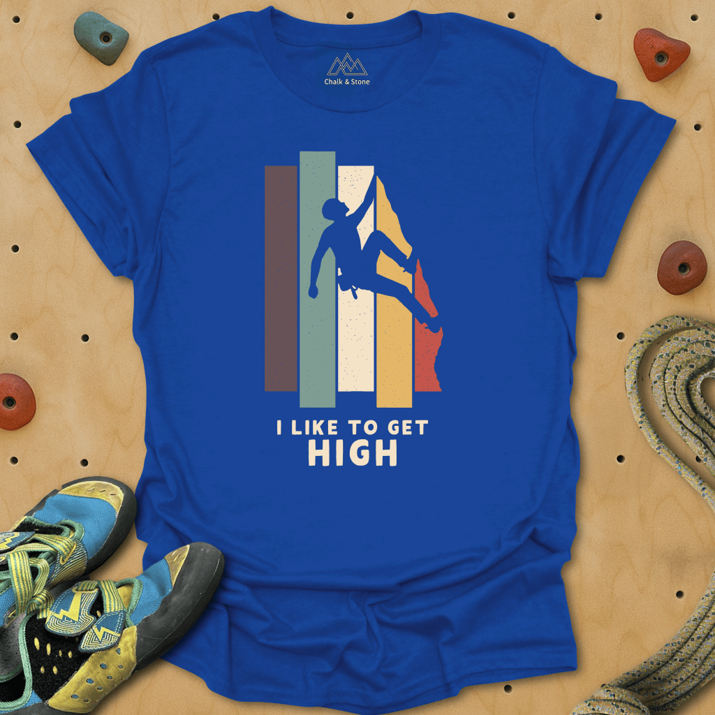 Like To Get High Retro Tee