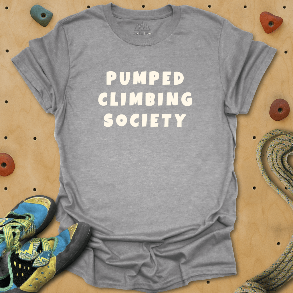 Pumped Climbing Society Tee