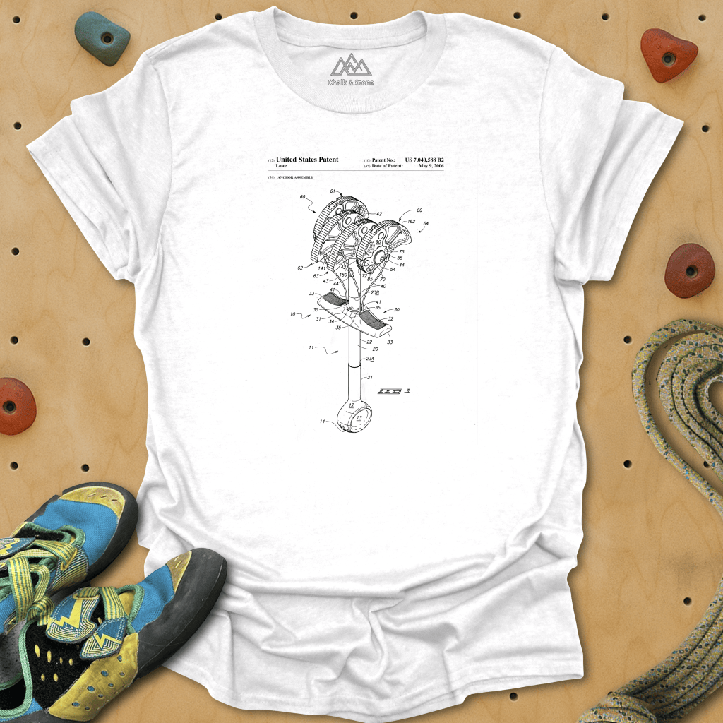 Climbing Anchor Blueprint Tee