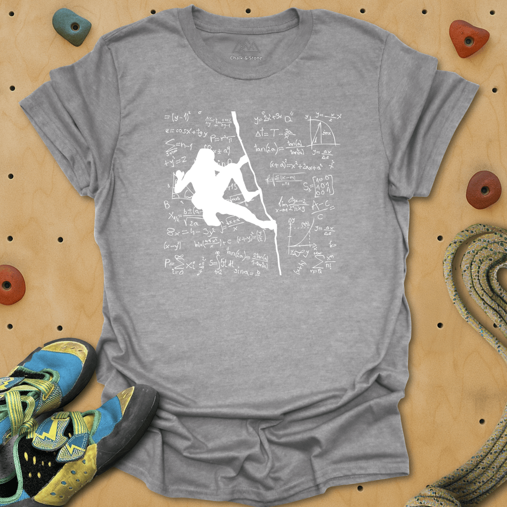 Crack Climbing Equation Tee