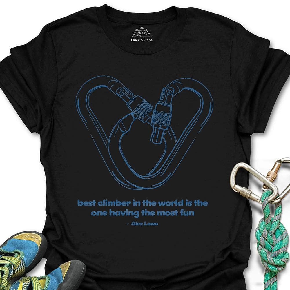 Best Climber Fun Tee