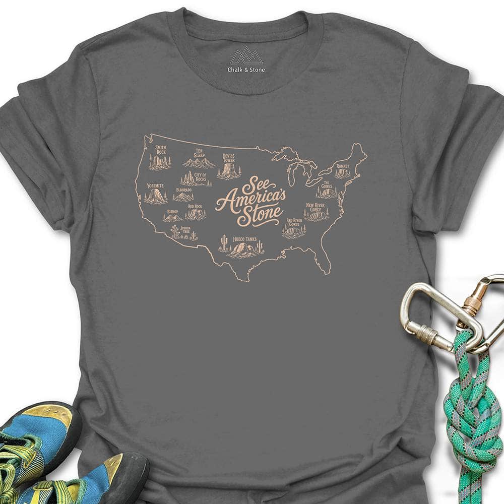 See Americas Stone Map Tee