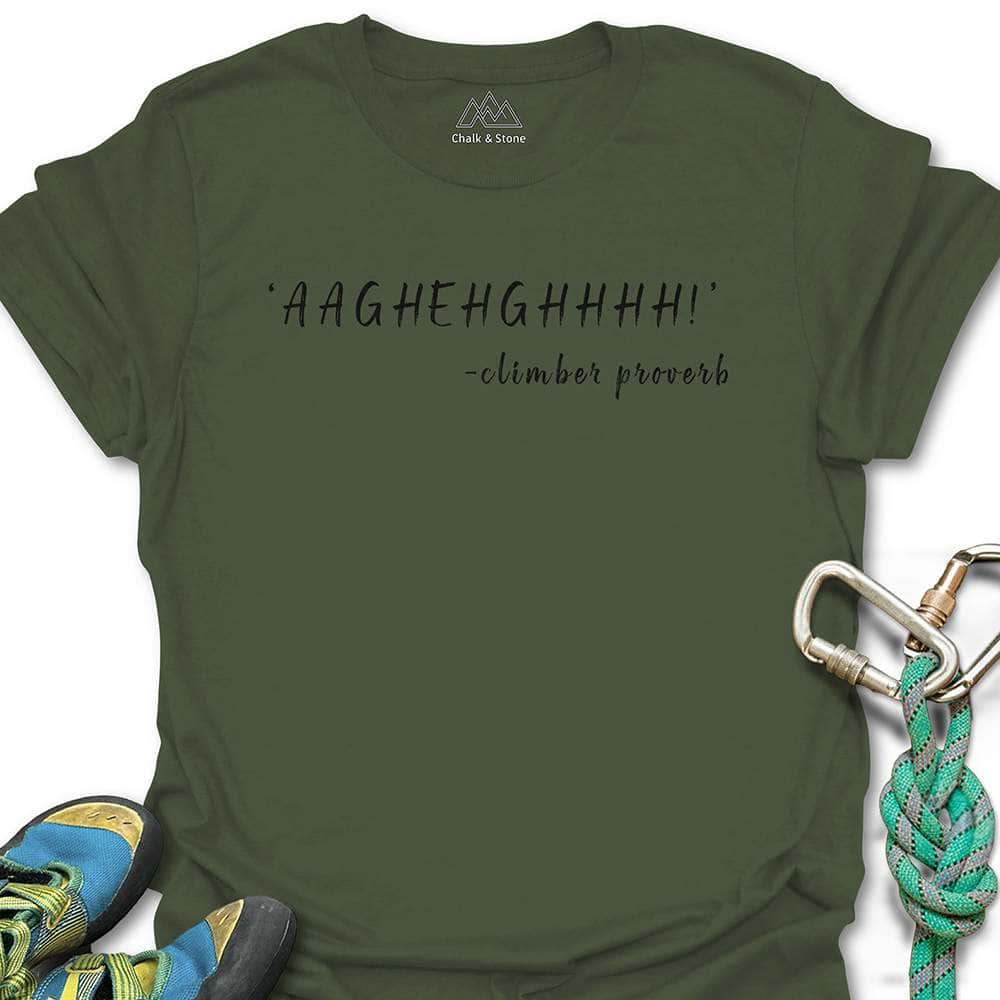 Climber Proverb Tee