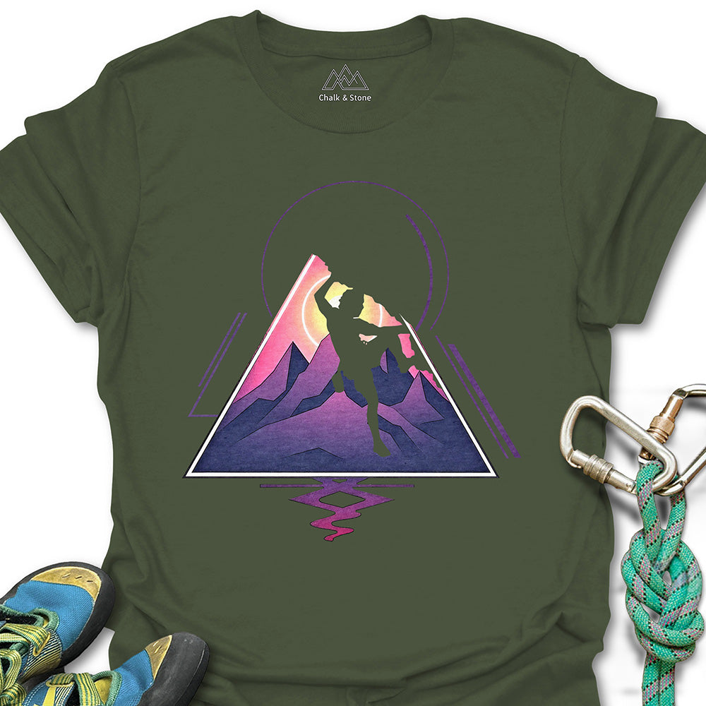 Triangle Geometry Climb Tee