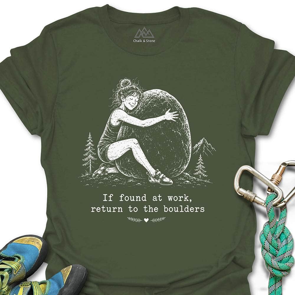 No Work Only Boulders Tee