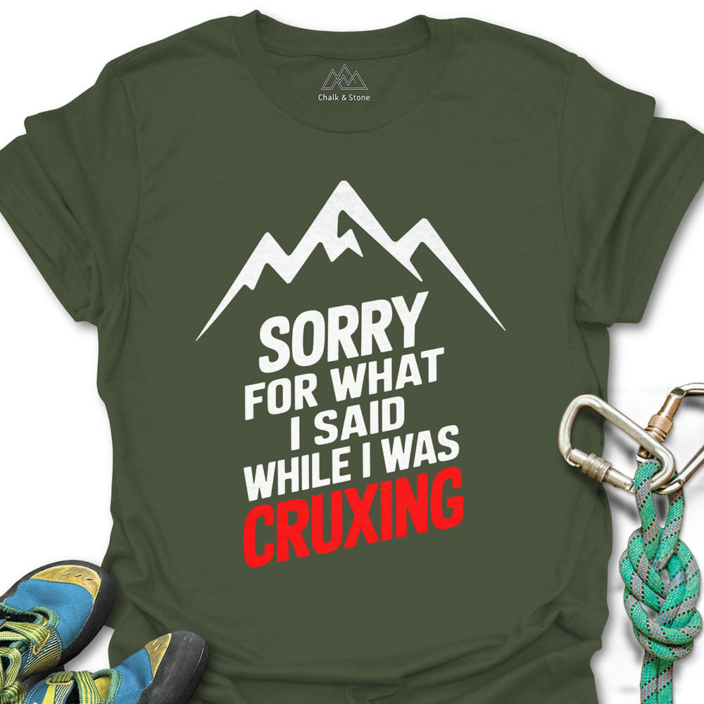 Words While Cruxing Tee