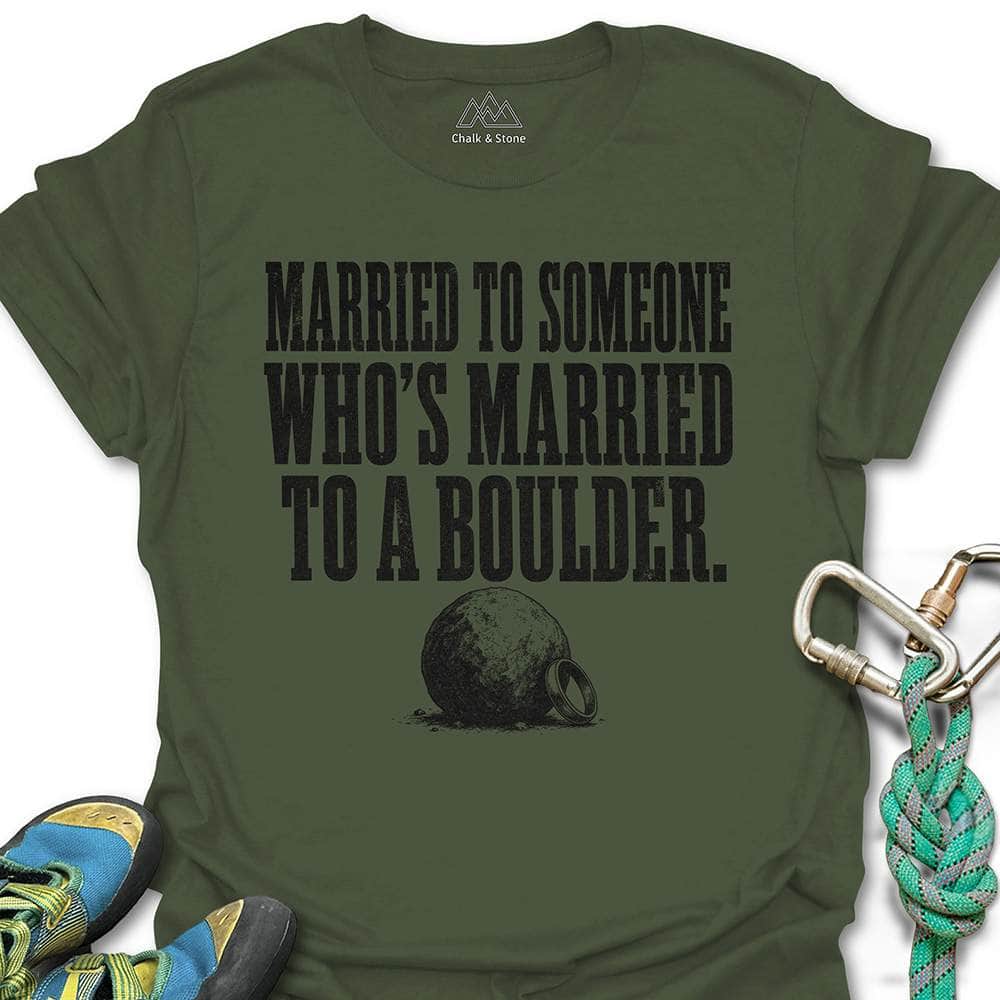 Married To Boulder Tee