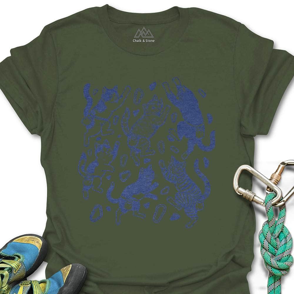 Floating Cat Climb Tee
