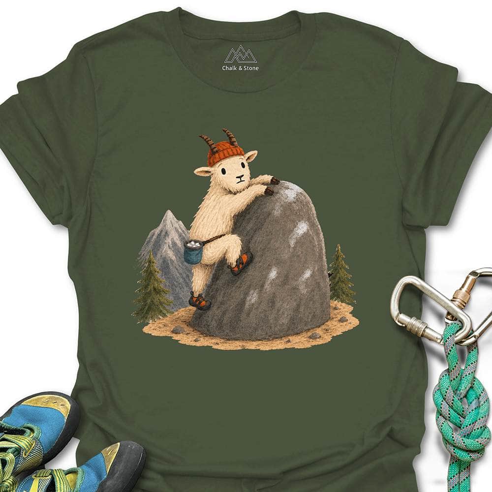 Painterly Goat Send Tee