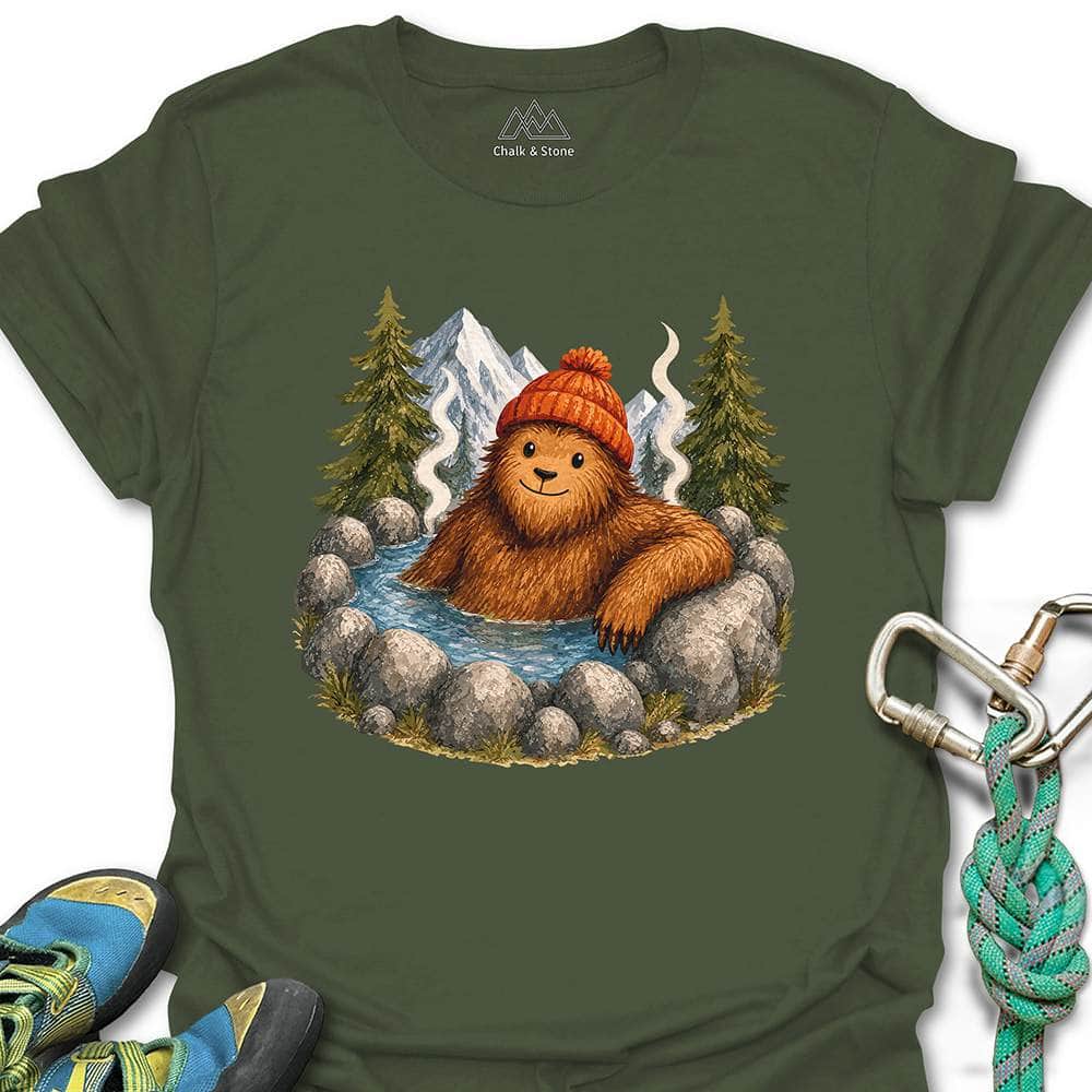Painterly Sasquatch Soak Tee