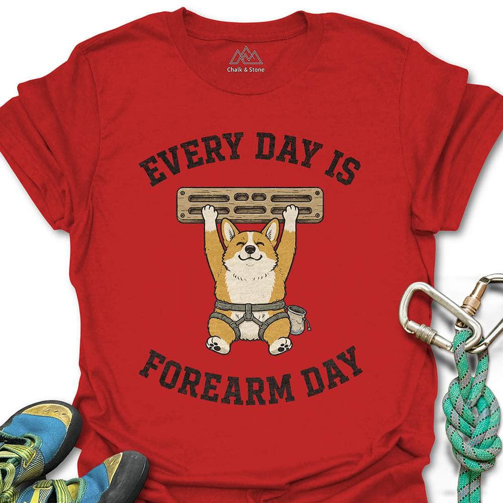Corgi Forearm Day Tee