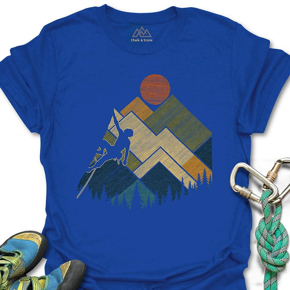 Stacked Geometric Mountain Climber