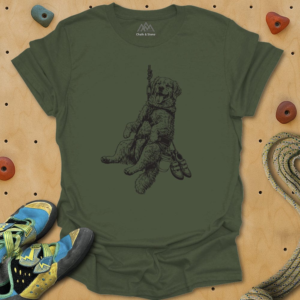 Golden Retriever Static Climb Tee