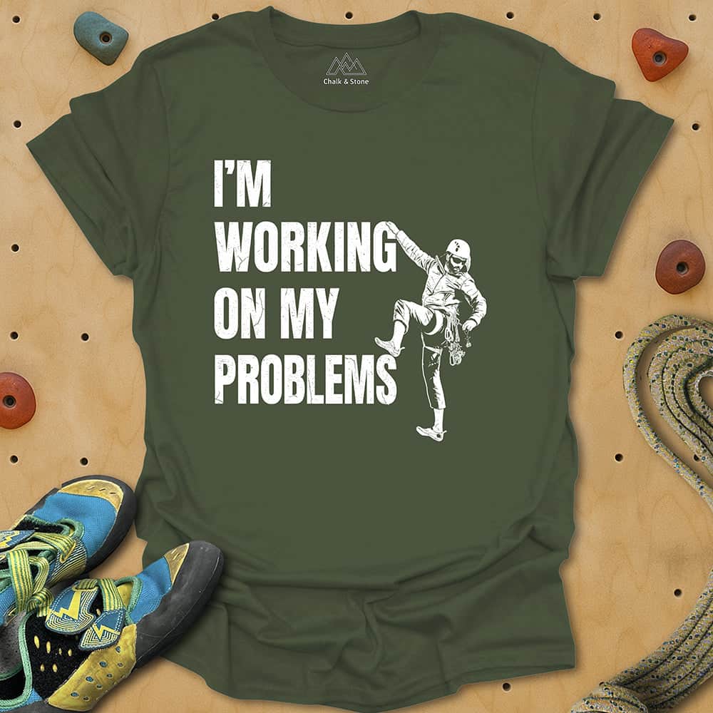 Working On Problems Climber Tee