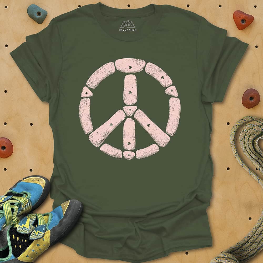 Holds Peace Sign Tee
