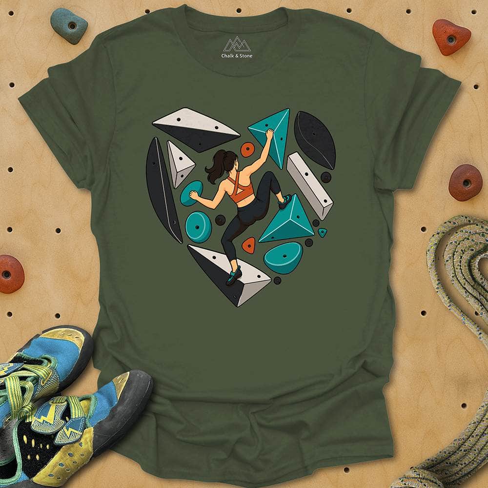Heart Spray Wall Tee