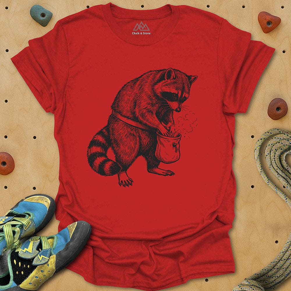 Raccoon Chalk Bagging Tee