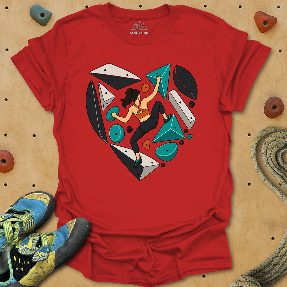 Heart Spray Wall Tee
