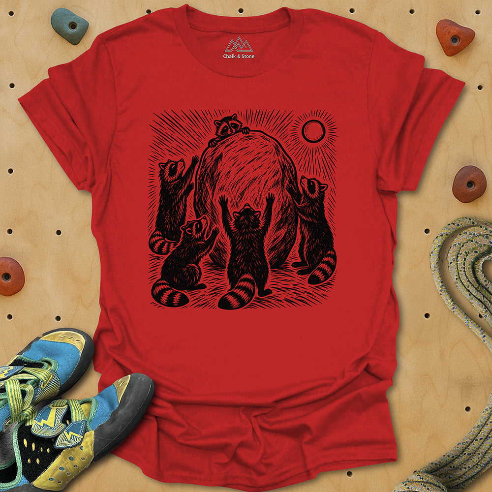 Raccoon Boulder Worship Tee