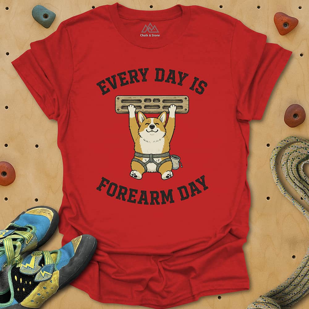 Corgi Forearm Day Tee