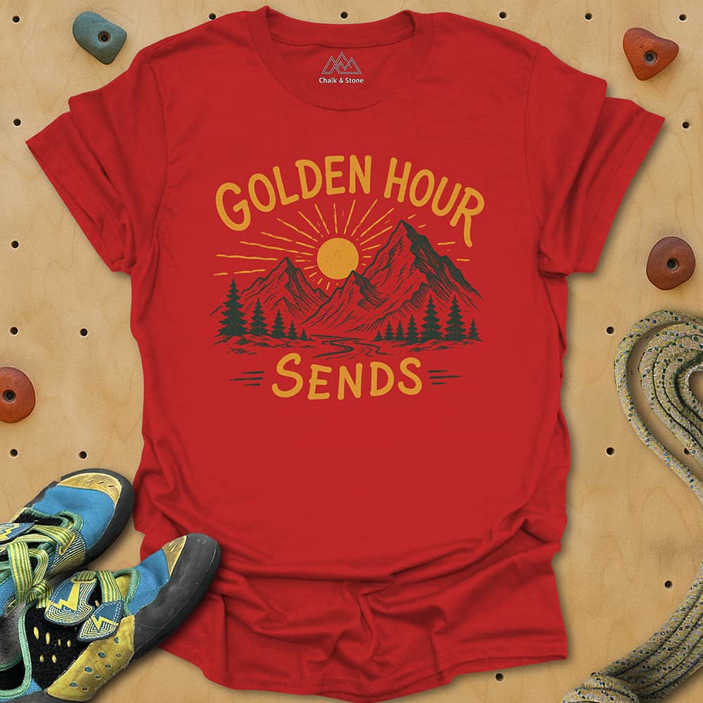 Golden Hour Sends Line Tee