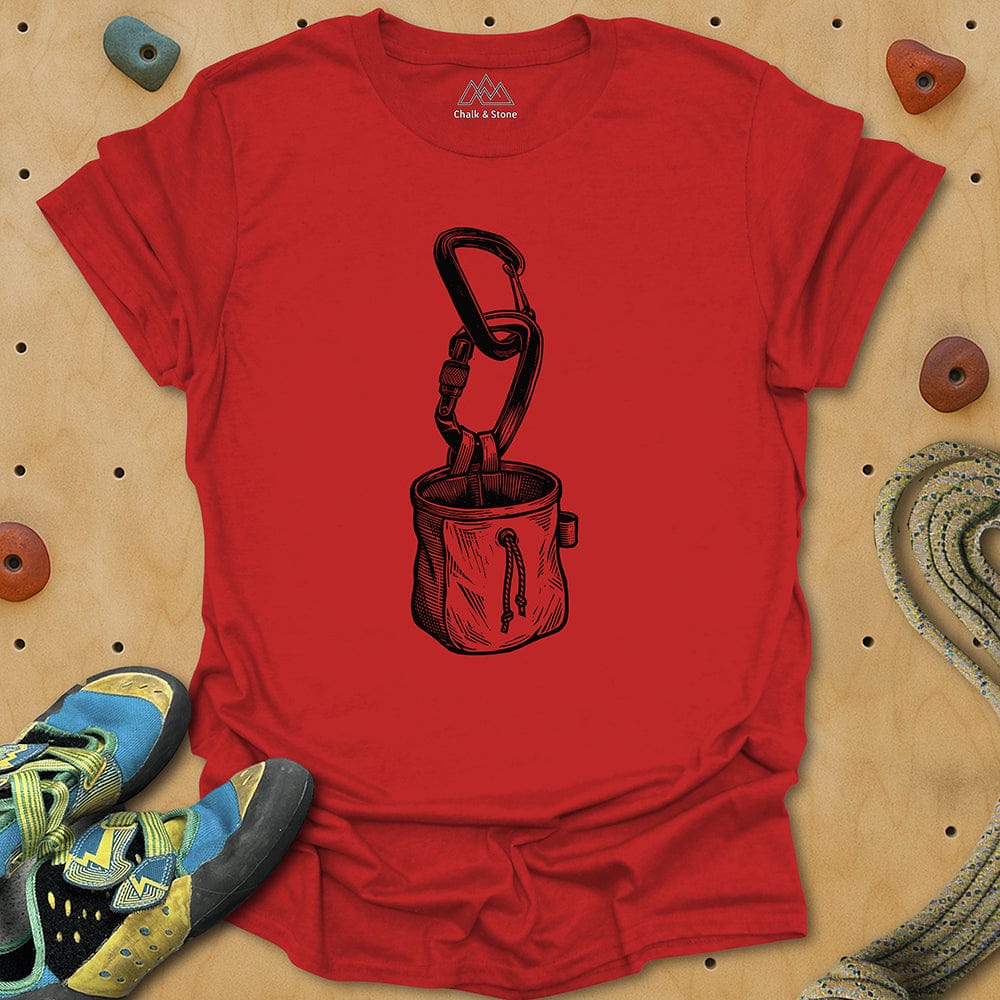 Carabinger + Chalk Bag Chain - Dark Tee