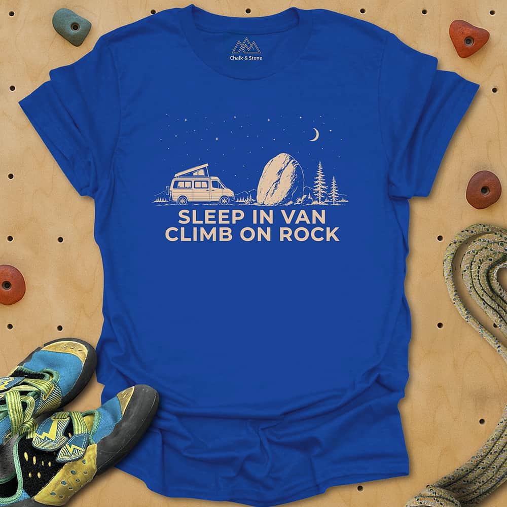 Sleep And Climb On Rock Tee