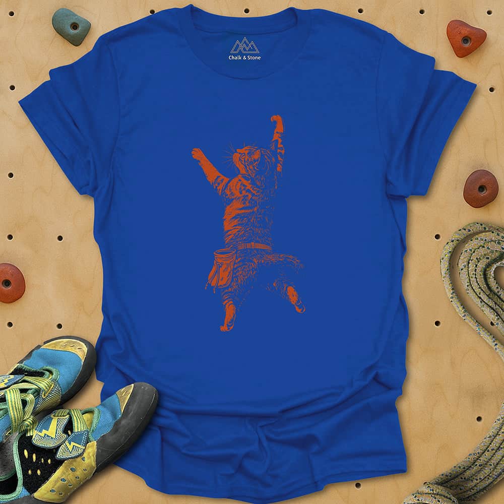 Cat Static Climb Rust Tee