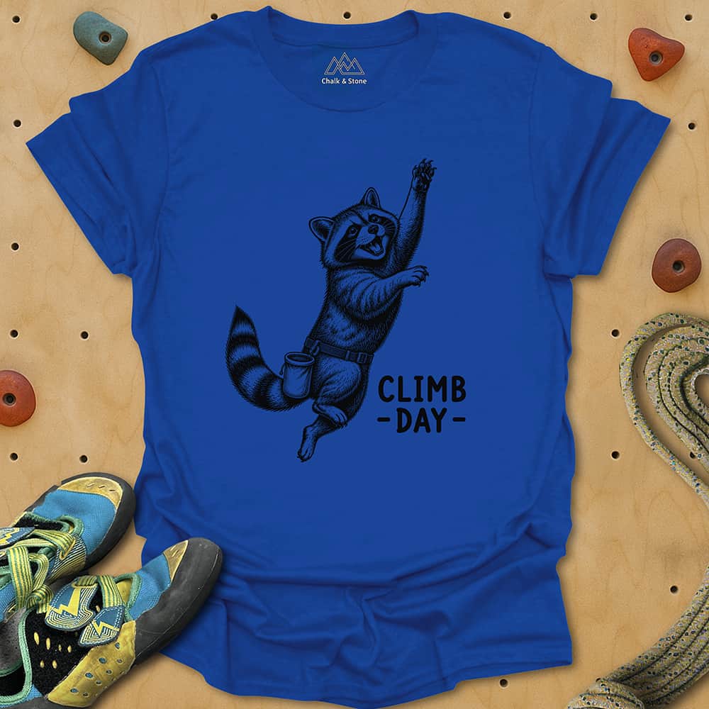 Raccoon Climb Day Tee