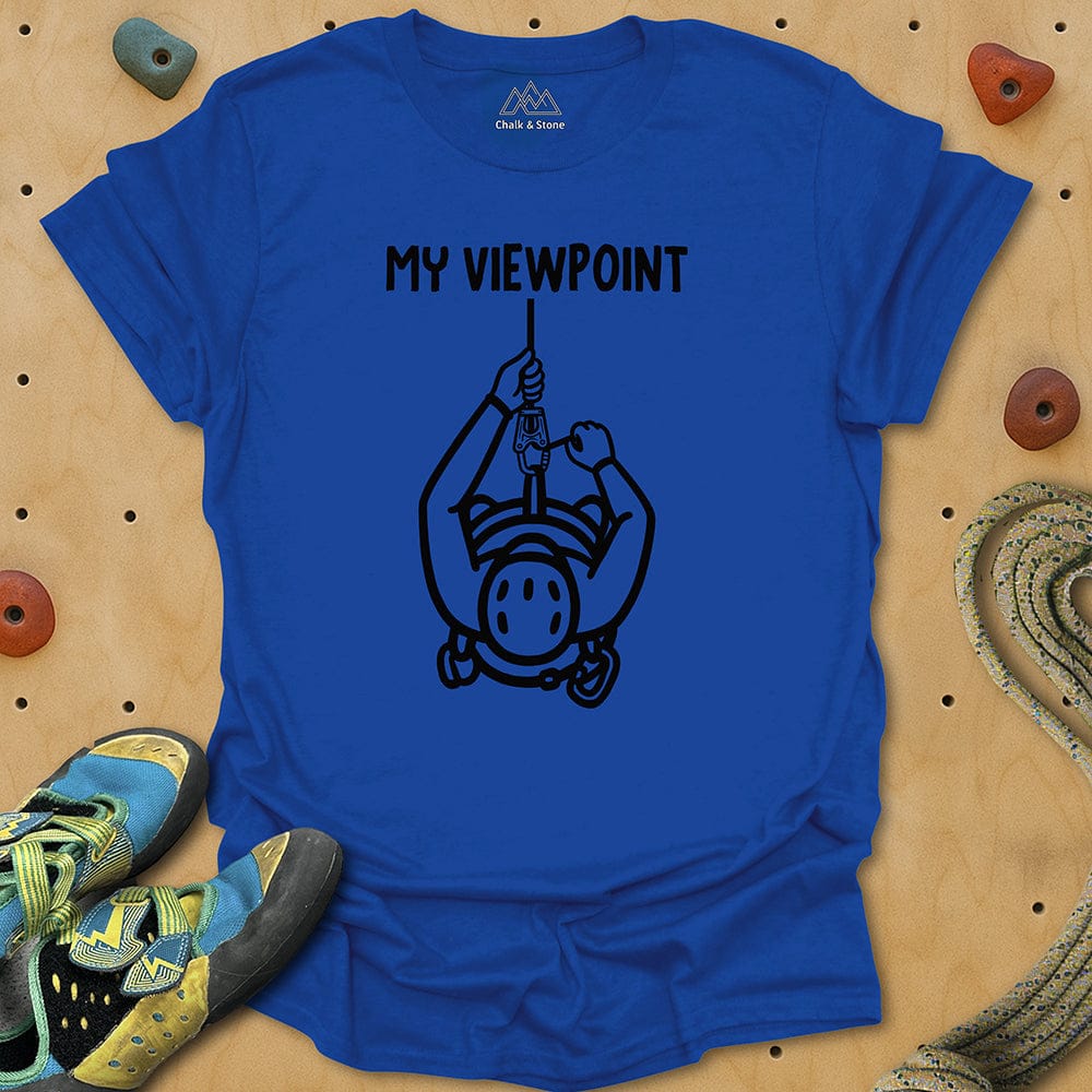 Top Down Belayer View Tee