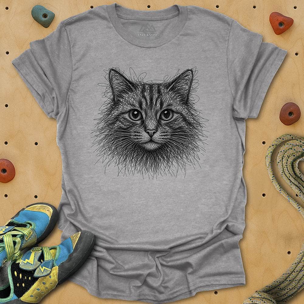 Scribble Cat Tee