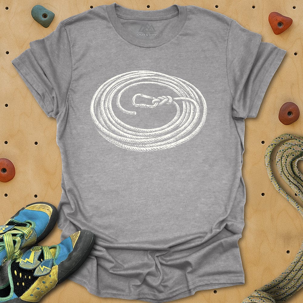 Carabiner Swirl Rope Tie-in Tee