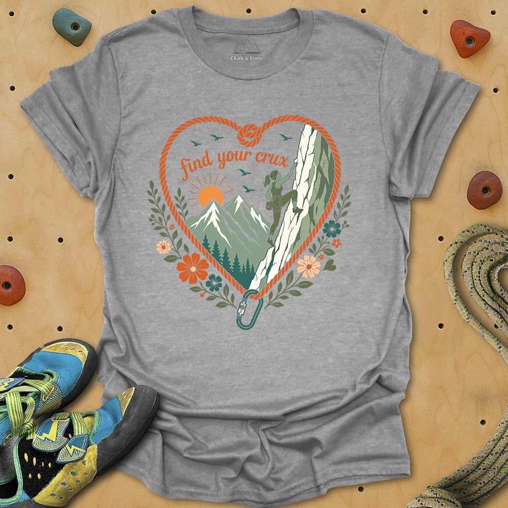 Find Your Crux Heart Tee