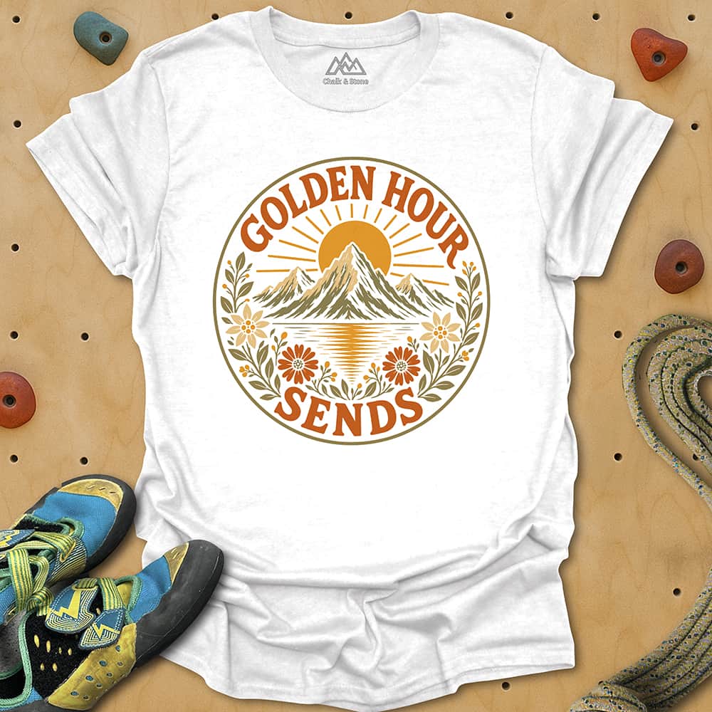 Golden Hour Sends Badge Tee