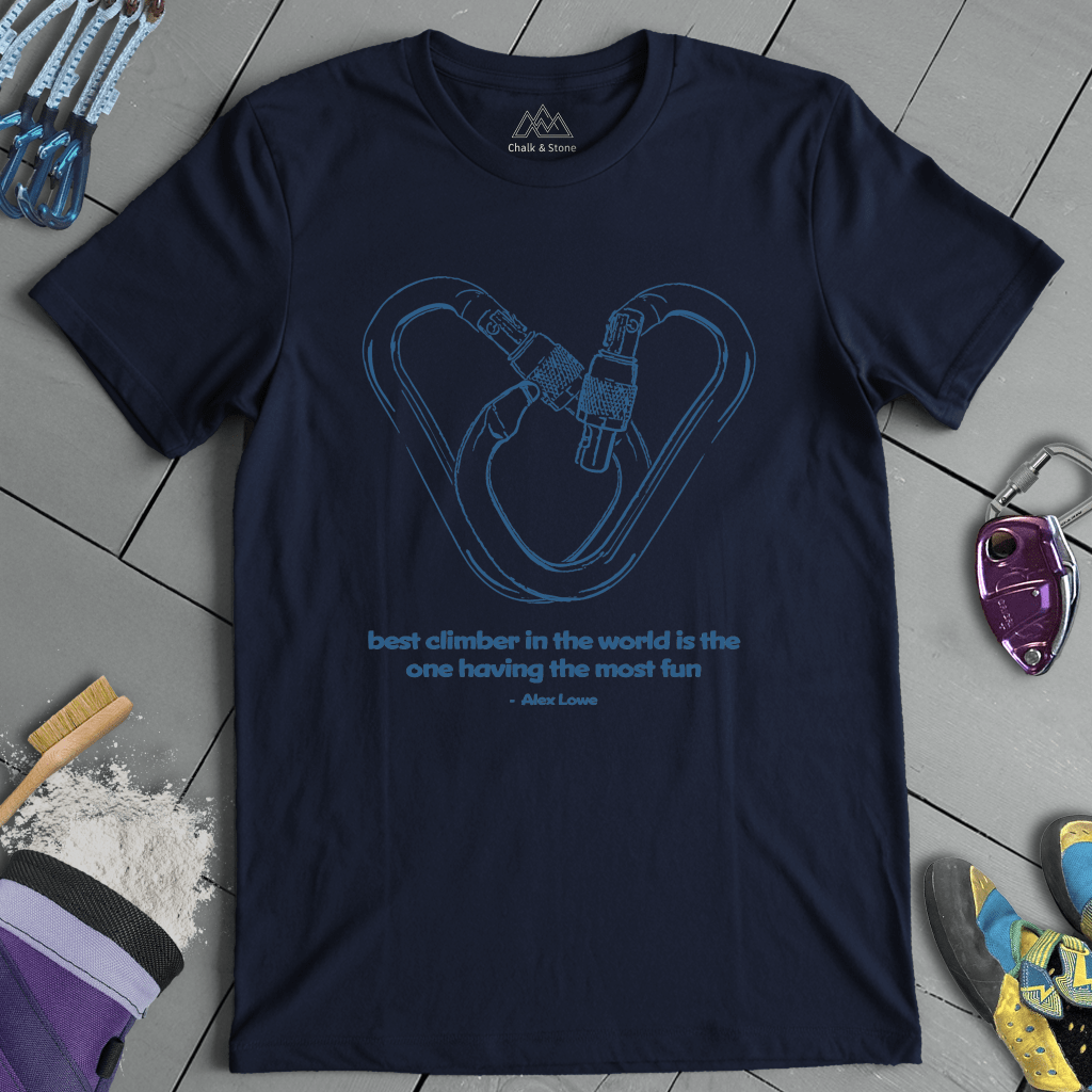 Best Climber Fun Tee