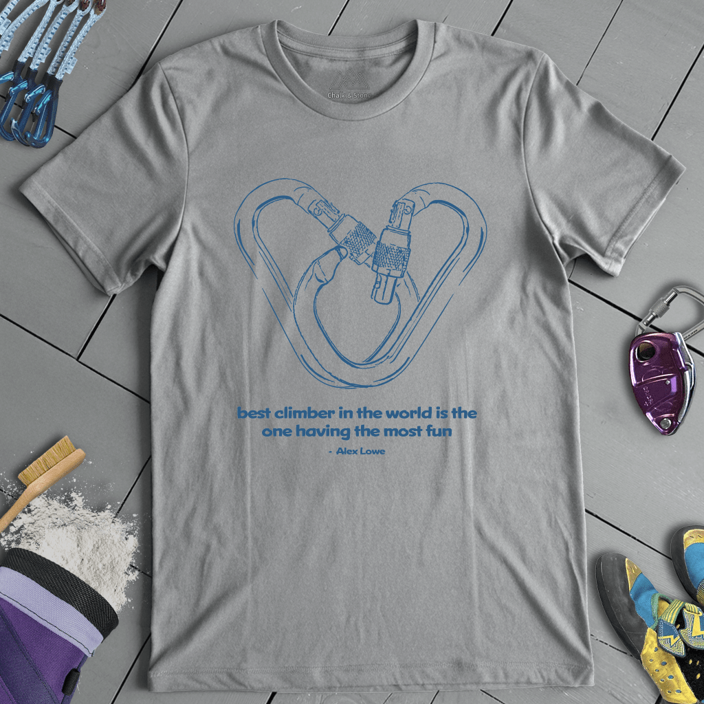 Best Climber Fun Tee