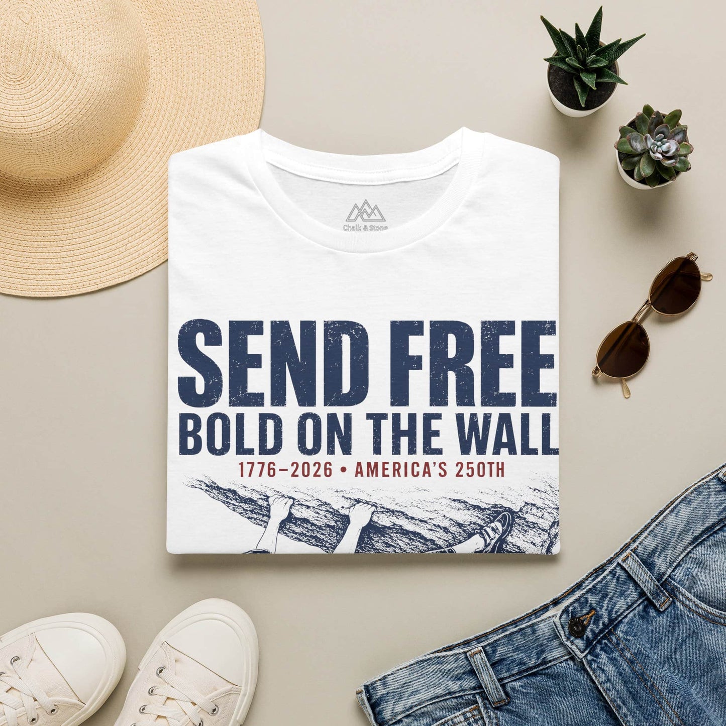 Bold On Wall Tee