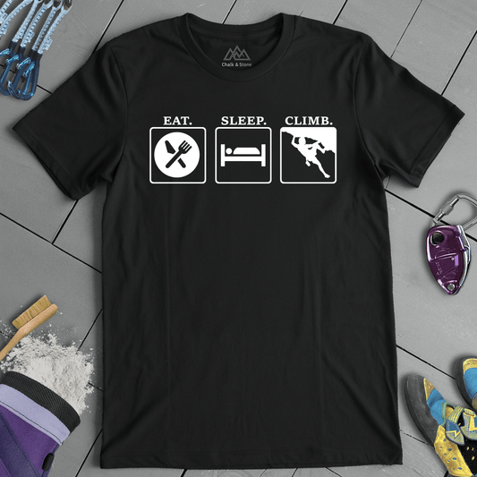 Eat Sleep Climb Tee
