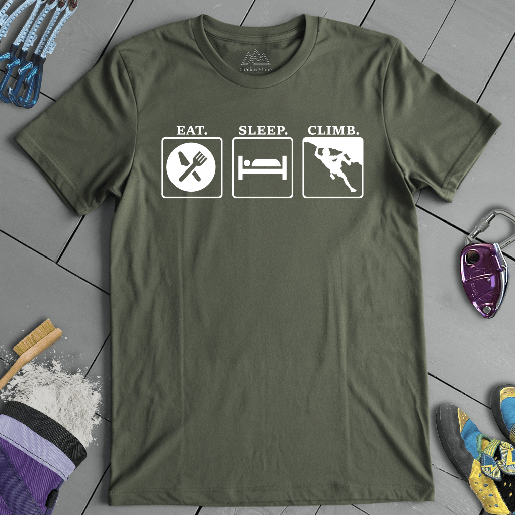 Eat Sleep Climb Tee