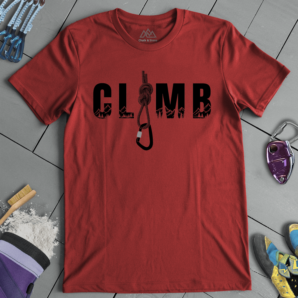 CLIMB Mtn Carabinger Tee