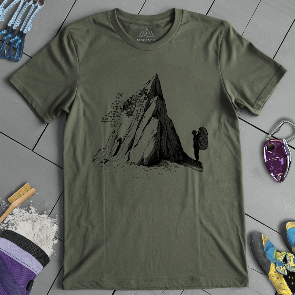 Bouldering Puzzle Problem Tee
