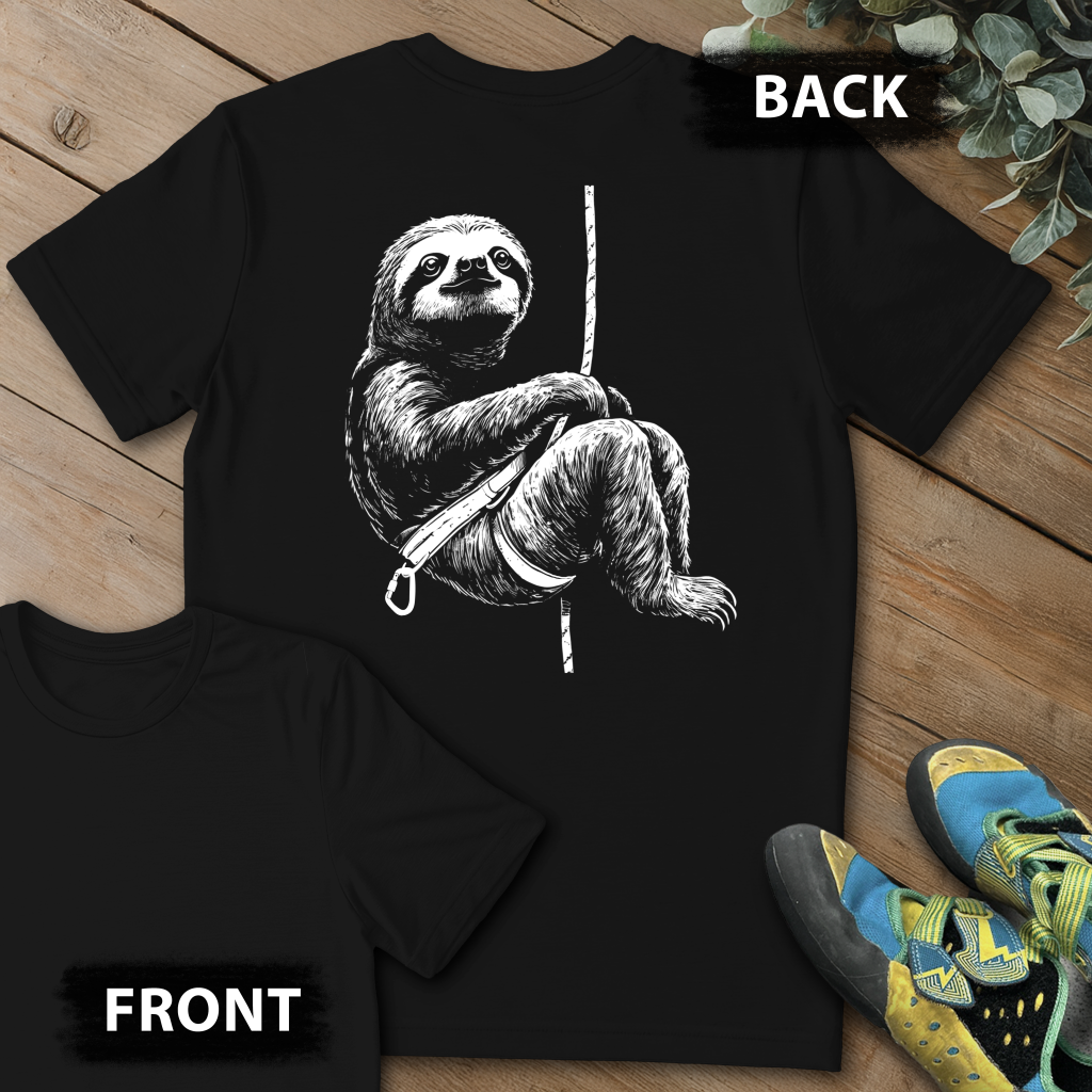 Sloth Climb Backprint Tee