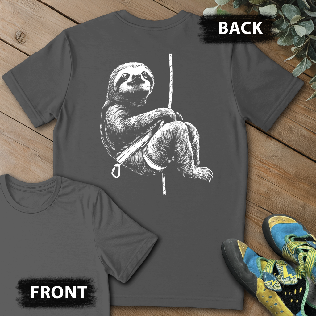 Sloth Climb Backprint Tee