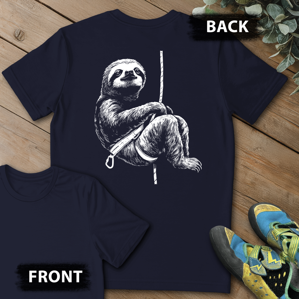 Sloth Climb Backprint Tee