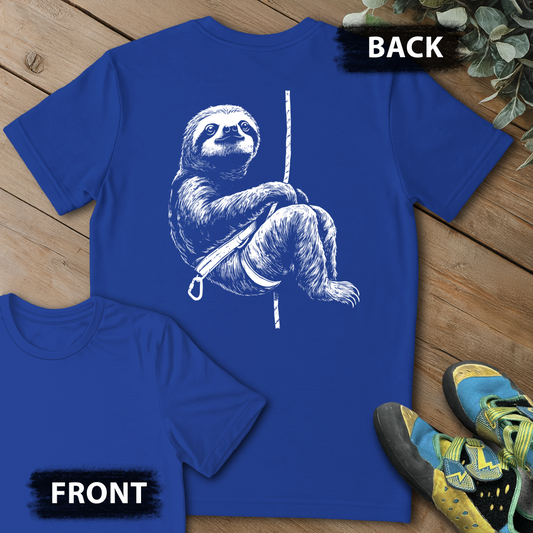 Sloth Climb Backprint Tee